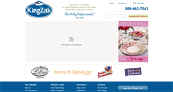 Desktop Screenshot of kingzak.com