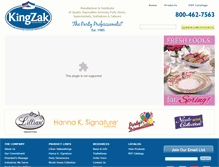 Tablet Screenshot of kingzak.com